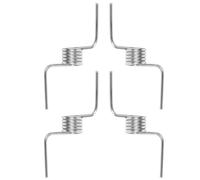 IMUSINICE Refrigerator Door Springs Replacement, with Five Coils Steel Material and 4pcs for Non 90 Degree Angle Design, Precision Fit and Easy Installation Vertical Beam Door Divider