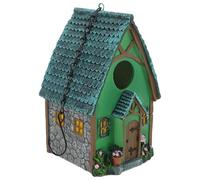 IMUSINICE Resin Bird House Decor outside Use Simple and Elegant Bird Nesting Box Not Easily Deformed for Hanging on Trees Or Windowsills Fresh Look Garden Birdhouse to Attract