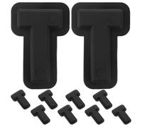IMUSINICE Shock-Absorbing Rubber Pads to Protect Work Surfaces and Prevent Unwanted Movement 10pcs Black Rubber Vibration Absorption Pads for Gear Box and Meat Grinder for Commercial Meat