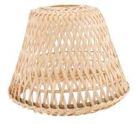 IMUSINICE Small Bamboo Light Shade High Reliability and No Odour, Retro Style Barrel Lamp Shade Made of Natural Bamboo Materials, for Hotel and Personal Home Indoor Lighting