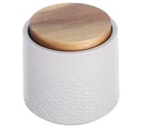 IMUSINICE Small Ceramic Pet Cremation Urn Jar with Lid for Safe Preservation of Ashes and Keepsakes, Moderate Capacity, Elegant and Simple Design, Suitable for Home or Garden Memorial