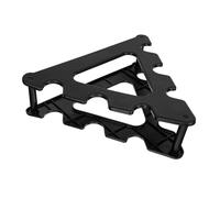 IMUSINICE Small Plastic Dumbbell Rack for Home Use Wear-resistant Dumbbell Storage Shelf with Three Layers Compact Weight Holder Stand for Home Gym