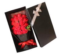 IMUSINICE Soap Rose Bouquet Decorative Soap Flower Present for Birthday Roses for Valentine's Day Mother's Day