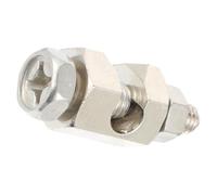 IMUSINICE Solar Panel Cable Clamp Tin Plated Copper Grounding Connector for 2.5-10Mm² Wire Neat Arrangement Photovoltaic System Wiring for Residential and Industrial Use