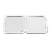 IMUSINICE Square Compact Travel Mirror with Magnification, Foldable Small Handheld Purse Mirror for On-the-go Touch-ups, Resin and Glass Material, Lightweight and Portable Design