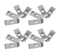 IMUSINICE Stainless Steel Tape Measure Belt Clips and Compact Profile 50pcs with Polished Burrfree Edges Secure Fit for Carpenters and Craftsmen, for Construction and City Inspections