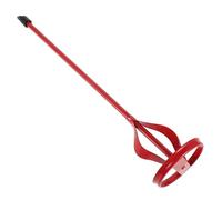 IMUSINICE Steel Paint Mixing Rod Mixer Drill Attachment with Red Colour, User-Friendly and Safe to Use for Efficient Paint and Cement Mixing for Concrete Tools