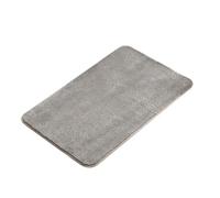 IMUSINICE Super Absorbent Polyester Floor Rug with No-skid Backing, Pure Colour Rectangular Bathroom Mat Suitable for Front Door and Bathroom