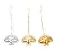 IMUSINICE Tea Strainers with Shell Shape Stainless Steel 3 Pcs High Temperature Resistance and Sturdy Design, Tea Filter for Home and Office Use