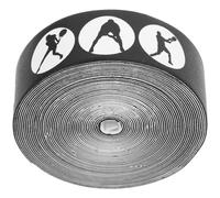 IMUSINICE Tennis Racket Frame Protector Tape Black Polyester Pu Material 500cm Length Precisely Fits the Racket for Training and Competition Use