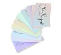 IMUSINICE Thank You Cards Lightweight Coated Paper Postcards, P Or 50pcs for Putting into Packages for Small Business Packaging Supplies