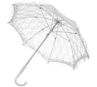IMUSINICE Umbrella with Vintage Lace and Iron Frame, Comfortable Hand Feeling, Not Easy to Deform and Break, for Daily Use and Stage Performances as A Stylish Parasol Accessory