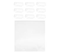 IMUSINICE Vinyl Record Protective Outer Sleeves Sturdy Record Outer Sleeves 12pcs Covers with Easy Access for Album Storage