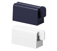 IMUSINICE Wall Mounted Toothpaste Squeezer Rack for Medicine Tubes and Creams, Blue Abs Silicone Material, Washable and Disassemblable Toothpaste Extruder Suitable for Bathroom Use