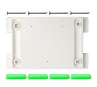 IMUSINICE White Plastic Metal Wall Mount Board Lightweight Easy to Store CD Player Bracket Board Accessory for Wall Installation Random Color