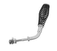 IMUSINICE Wood Stove Replacement Handle with M8 Thread Iron Spring, Textured Surface and Heat Resistant Fireplace Door Grip, Anti-Deformation and Smooth Pull Experience for Stove