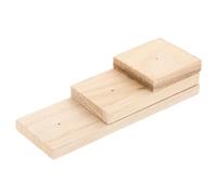 IMUSINICE Wooden Insect Specimen Display Stand Needle Hole for School and Personal Experimental Use, Synthetic Material Creative Chic Display Holder for Collectors and Enthusiasts