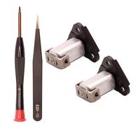 iMusk 2 pcs Reinforced Pivot Hinges for DJI Mini 5 Pro/Mini 4/3 Pro Front Arm Axis Shaft with T5 Screwdriver and Tweezer Repair Tools