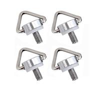 iMusk 4pcs Air 3/Mini 3 Pro RC-2 Neck Lanyard Eye Hook Screws Foldable Stainless Steel Strap Buckle Screws for DJI RC 2 & Pro Remote Controller Accessories, Silver