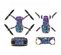 iMusk PVC Multi-Color Sticker Skin Decal Set for DJI Mavic Mini Body and Remote Controller Decoration Accessories