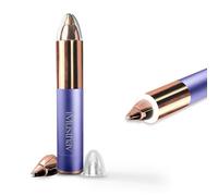 iMusthav Eyebrow Hair Remover Trimmer for Women - Portable, Flawless, Painless Electric Trimmer & Epilator for Eyebrow, Nose & Ear - 18K Gold-Plated Head with 360° LED Light