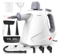ImwdROYP Handheld Steam Cleaner, 450ml Capacity Portable High Pressure Steam Cleaner with 11 Accessories, Easy And Effortless Steam Cleaner Handheld for Kitchen, Sofa, Car, Floors And Windows