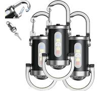 Imwing Keyblazer, Portable Rechargeable Bright Keychain Flashlight, 1200lm, 7 Light Mode, Waterproof, Compact Size, for Camping, Searching, Walking and Hiking (3 pcs)