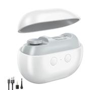 Imwing Yosody Smart Electric Nail Clipper Multi Functional Nail Clippers with Polishing & LED Light Rechargeable (White)