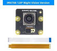 IMX708 12MP Autofocus Camera For Raspberry Pi Boards, Equipped For Night Vision With Infrared Illuminator Compatibility And Wide Angle Lens Options(120° Night)
