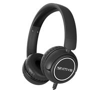 IMYB Kids Headphones Wired, Stereo Foldable Tangle-Free 3.5mm Jack Adjustable On-Ear Headphones for Kids/Toddlers/Children/Teens/Boys/Girls/School/Ipad/Tablet/Kindle/Phones/Travel/Plane (Black)