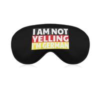 I'mYelling I'man1 Soft Sleep Mask with Adjustable Strap Eye Masks Cover Blocks Light for Women Men