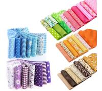 iMzoon 42 Pcs Jelly Roll Fabric Strips for Quilting Fabric, Sewing Supplies 2.6 Inch Precut Cotton Strips Bundles, Perfect for DIY Crafts(6 Color)
