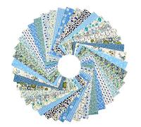 iMZoon 80 Pcs Jelly Roll Fabric Strips for Sewing,2.6 Inch Precut Cotton Fabric,Perfect for Quilt Projects Blue