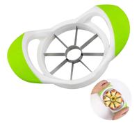 in 1 Apple Slicer, Peeler and Core Cutter with 8 Stainless Steel Blades - Core Remover and Press - Fruit Divider