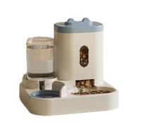 In 1 Cat/Kibble Dispenser Automatic and Water Dispenser for Chickens (Sky Blue, One Size)