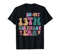 in 13th Birthday Era Leopard 13 Thirteen Year Old Bday Girls T-Shirt
