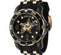 Invicta NHL - Dallas Stars 42325 Men's Watch - Waterproof - Analogue - Quartz Movement - Stainless Steel with Black dial - 48mm