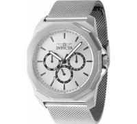 Invicta Specialty 47635 Men's Watch - Waterproof - Analogue - Quartz Movement - Stainless Steel with Silver dial - 44mm