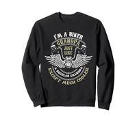 In a biker grandpa just like a grandpa exept much cooler Sweatshirt
