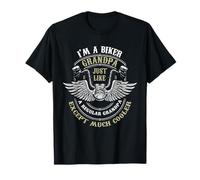 in a Biker Grandpa just Like a Grandpa exept Much Cooler T-Shirt