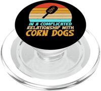 In a complicated Relationship with Corn Dogs PopSockets PopGrip for MagSafe
