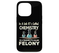 In A Lab It's Called Chemistry Science Funny Sarcastic Pun Case for iPhone 13 Pro