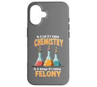 In A Lab It's Called Chemistry Science Funny Sarcastic Pun Case for iPhone 16