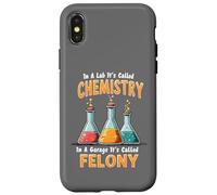 In A Lab It's Called Chemistry Science Funny Sarcastic Pun Case for iPhone X/XS
