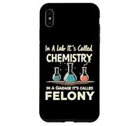 In A Lab It's Called Chemistry Science Funny Sarcastic Pun Case for iPhone XS Max