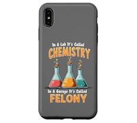 In A Lab It's Called Chemistry Science Funny Sarcastic Pun Case for iPhone XS Max