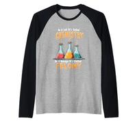 In A Lab It's Called Chemistry Science Funny Sarcastic Pun Raglan Baseball Tee