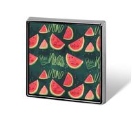 in a Melon Cartoon Turtle Pattern Lapel Pin for Men Women Square Fashion Brooch Pin - Cute Enamel Badges, Aluminum Alloy Metal Pinback for Hats, Shirts, Bags, Jackets & Accessories