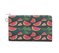 in A Melon Coin Purse with Zipper, Canvas Change Purse Portable Coin Pouch for Men Women Small Cosmetic Bag
