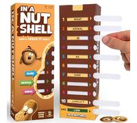 In A Nutshell: Slide & Reveal Word Family Party Board Game for Adults, Kids 10+, Teens, Families